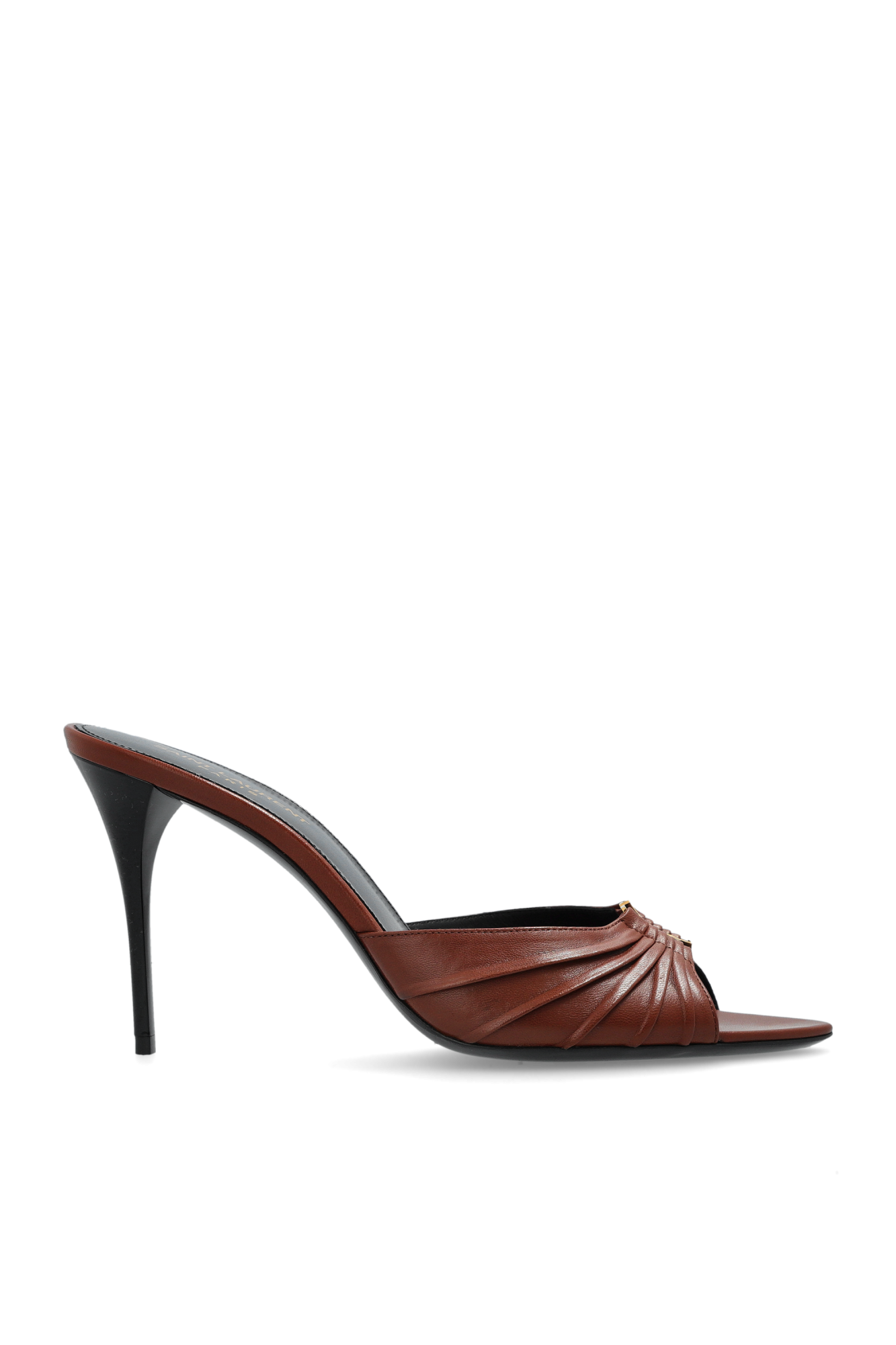 ローファー・オックスフォード SAINT LAURENT 819075AADF0 Closed Babylone mules Saint Laurent Heeled mules `Babylone` | Women's Shoes | Vitkac